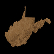 2.png Topographic Map of West Virginia – 3D Terrain