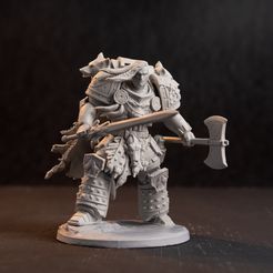 resize-dsc-3288.jpg 3D file Wolf King・3D printing model to download