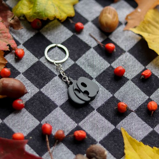 Suprised_Pumpkin_Keychain_Autumn_Series-1.jpg Surprised Pumpkin Keychain | Autumn Series | Halloween