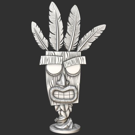 🎮 Aku Aku - Crash Bandicoot・ STL File for ・Cults