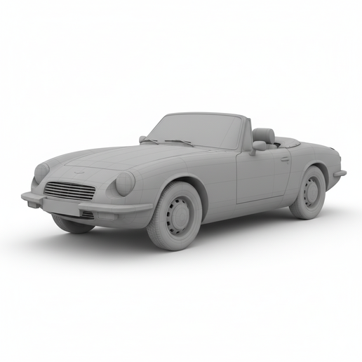 Jensen-Healey pickup, classic car, sports car, diorama, car STL, car, car 3D, truck, drift car, car model, vintage car, supercar, SUV, garage, race car, automobile, JDM, hypercar, vehicle, muscle car