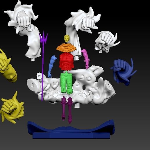 Download File Katakuri One Piece 3d Print 3d Print Model 3d Printer Template Cults