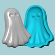 gb.png Halloween Molding A03 Ghost - Chocolate Silicone Mold