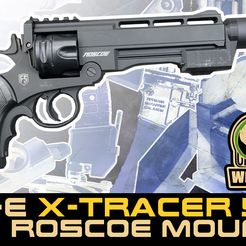 1-Roscoe-TX50-mount.jpg Umarex T4E XT50 X-tracer 50 43cal First strike Roscoe tracer mount