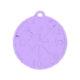 Vegvisir-keychain.stl Vegvisir Wall Decor + Keychain