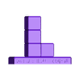 TetrisTrophyLPiece2.stl Tetris Trophies (all 7 pieces) - Maximus Cup Tetris 99 - Nintendo Switch