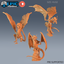 Jabberwock-Dragon.png Jabberwock Dragon Set ‧ DnD Miniature ‧ Tabletop Miniatures ‧ Gaming Monster ‧ 3D Model ‧ RPG ‧ DnDminis ‧ STL FILE