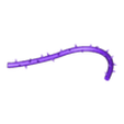 Curve Thorn Stem.stl Стебель шиповника (только стебель)