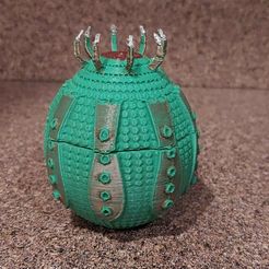 Wide-shot-egg.jpg STL-Datei Alien-Ei kostenlos・Design für 3D-Drucker zum herunterladen