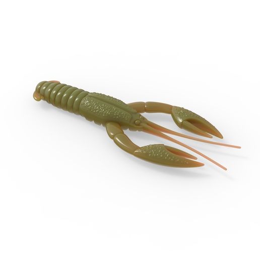 🎣 Soft fishing lure - Crawfish 95mm・ STL File for 3D printing・Cults