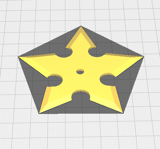 Chinese throwing star 3D model