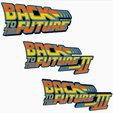Screenshot-2025-05-06-133638.png 3x BACK TO THE FUTURE TRILOGY PART I-III Logo Display by MANIACMANCAVE3D