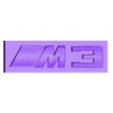 Logo_M3_Low_Poly_STL.stl Car Logo // BMW M3