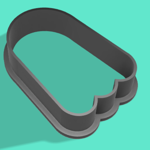 Ghost cookie cutter 3D model