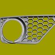 2.jpg Genuine Mercedes Benz CL 63 CL 65 AMG Front Right Outer Grille OE 2168850853