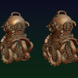 02.png Diving helmet with octopus