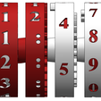 5.png Numbers for clock with mechanical display