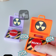 1.png Nuke Briefcase Clicker Toy / Easy to Print / 3MF Included