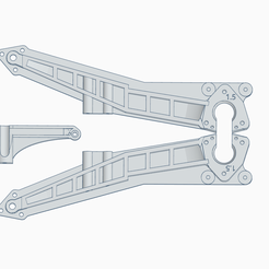 Screen-Shot-2021-02-11-at-6.14.08-PM.png 3D file TAMIYA CLOD BUSTER CUSTOM LENGTH ARMS +1.5 INCH WITH B11・3D printing model to download