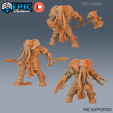 Elephant-Folk-Barbarian.png Elephant Folk Barbarian Set ‧ DnD Miniature ‧ Tabletop Miniatures ‧ Gaming Monster ‧ 3D Model ‧ RPG ‧ DnDminis ‧ STL FILE