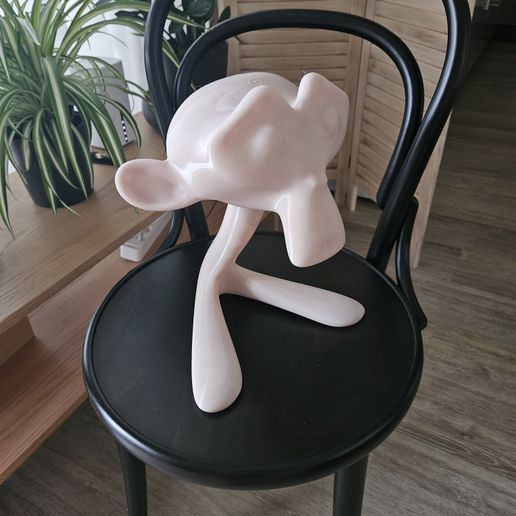 Suzanne Headphone Stand / Desk Sculpture – Blender Monkey 3D model