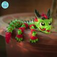 Image_02.jpg Articulated Baby Chinese Dragon Print In Place STL/3MF Multicolor