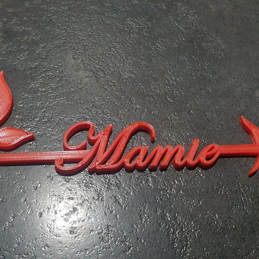 Pink Flower Mamie 3D model