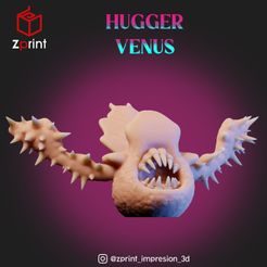 Plantas-carnívoras_venus.jpg STL file CARNIVOROUS PLANTS - HUGGER VENUS - 32 MM. SCALE・3D printer model to download