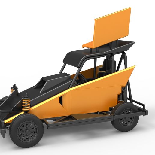 New Zealand Ministock car Version 2 (1:25 Scale)