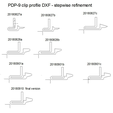 DEC_H960_PDP-9_fascia_panel_adapter_clip_refinement.png DEC PDP-9 fascia panel to PDP-11 H960 rack adapter clip