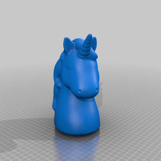 Unicorn head（generated by revopoint POP） 3D model