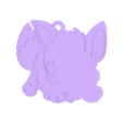 pokemonnn.stl БРЕЛОК / КОЛЬЦА ДЛЯ КЛЮЧЕЙ : EEVEE CUTE