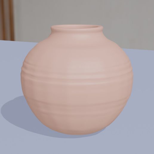 Ornate Clay Pot 3D Model STL File 3D Printable