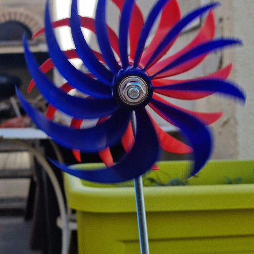 Wind turbine garden decoration 3D model