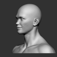 7.png 2 realistic head Men, detailed head model, hyper-realistic head, anatomical head , lips, mouth edges, lip contours, bjd doll