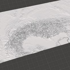 alpes.jpg STL file Alps (Monaco to Vienna)・3D printing design to download