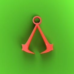 cbe88456b99c85b82578c3943ae875ec_display_large.jpg Free STL file Assassin's Creed Ornament・3D printable model to download