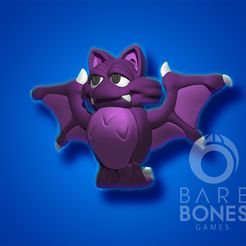 Bat_3-4-Render_BareBonesGames.jpg Archivo STL Guilermo El Murciélago・Modelo para descargar e imprimir en 3D