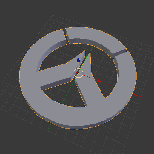 Overwatch LOGO 3D model