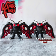 FreshStart13.png Mothman Cryptid MultiColor Flexi Print-In-Place + figure