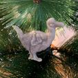 Dodo_standing_print.jpg Prehistoric dinosaur-animal Christmas decoration set - pre-supported