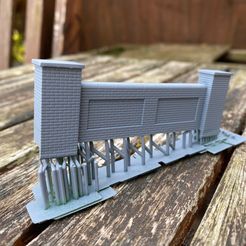 Parapet-A2.jpg STL-Datei Modelleisenbahn - Brückenbrüstung - Verschiedene Längen・Design für 3D-Drucker zum herunterladen