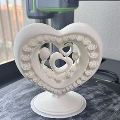 Valentine´s Heart Ornament without supports