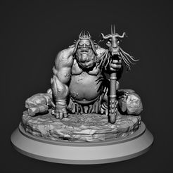 Trasgo 1.jpg 3D file Goblin king The great goblin Goblin king・3D printer model to download