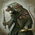 Dungeon-Rat-5.png Ratman Monk Clan Puss Pimples with a Scroll and a Letter Opener