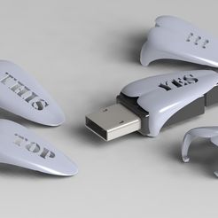 usb.JPG Télécharger fichier STL USB Côté droit • Objet imprimable en 3D, Dekro
