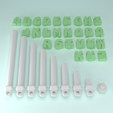 Playful-Font-Overview.png Fichier 3D Porte-clés fidget personnalisable - Paquet de valeur・Plan pour impression 3D à télécharger