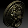 lion25.jpg Lion Head Door Knocker