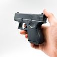 IMG_4392.jpg PISTOL Glock 26 PISTOL PROP PRACTICE FAKE TRAINING GUN