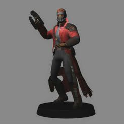 01.jpg Starlord - Guardians of the Galaxy LOW POLYGONS AND NEW EDITION